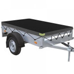 B�che pour remorque 208�114�13 cm, bache pour remorque vec corde de b�che, bache remorques pour la plupart ...