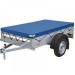 B�che pour remorque 208�114�13 cm, bache pour remorque vec corde de b�che, bache remorques pour la plupart ...