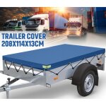 Bache remorque, b�che de remorque �tanche avec corde en caoutchouc, b�che protection plate 208 x 114 ...