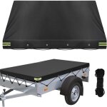 B�che de remorque, bache pour remorque plate 214 x 122 x 13 cm, b�che de protection plate remorque en ...