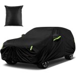 B�che pour voiture suv impermeable 480 x 175 x 150cm noir housse de voiture exterieur protection contre ...