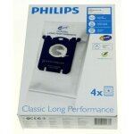 S - bag sacs aspirateur (x4) classique long performance pour aspirateur philips S - bag sacs aspirateur (x4) classique long performance pour aspirateur philips
