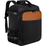 Baggage cabine 40x20x25 pour sac � dos voyage cabine avion 20l bagage � main, marron