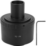Bague d'adaptation m�tallique t2 - fx pour objectif de microscope 23. 2mm vers bo�tier fuji fx
