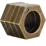 Bague de d�fense personnelle hexagonale pour alpinisme, sports extr�mes et survie en plein air