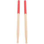 Baguettes de batterie 5a en �rable pour adultes et enfants, avec embout en bois et poign�e antid�rapante, ...