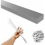 Baguette de soudure, 50 pi�ces �lectrodes de soudage soudure en aluminium � basse temp�rature de 2, 0 ...