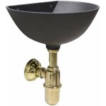 Baignoire mod. 600 avec siphon en laiton pour la maison jardin fontaine murale extérieure finition murale ... Baignoire mod. 600 avec siphon en laiton pour la maison jardin fontaine murale extérieure finition murale ...