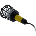 Baladeuse plastique filaire 60w e27 sans ampoule 5m - noir zenitech