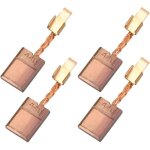 Balais de charbon en cuivre ulisem4pcs, outil de balai de charbon, balais de charbon pour perceuses pour ...