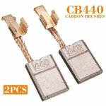 Balais de charbon pour moteur makita cb - 440 - compatible avec 18 dhp456, ddf456, bdf452, dtd14