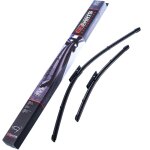 Balais d'essuie - glace avant 660 / 410 mm d�di�s � renault laguna iii, citro�n c3 ii