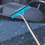 Balai raclette pour r�troviseur voiture - grattoir vitre extensible en acier inox - outil multifonction ...