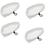 Balai vapeur triangulaire en microfibre 4 pi�ces pour balais h2o, x5, s302, s001