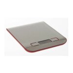 Five simply smart - balance de cuisine digitale en inox - rouge - livraison gratuite