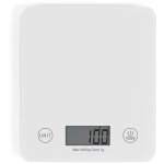 Balance de cuisine �lectronique blanche dom351w - capacit� 5 kg - ml ou g