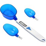 Balance de cuisine num�rique avec 3 cuill�res � mesurer pesant et ingr�dient liquide sec th� au lait ...