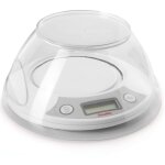 Balance de cuisine num�rique metaltex kitchen helpers pesa + bol 2, 5 l blanc