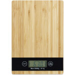 Balance electronique, bambou, digitale, numrique, cuisine, charge max. 5 kg, tare, l x p 23 x 16 cm, ...
