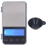 Balance �lectronique de poche 500g, pr�cision 0. 01g, �cran lcd r�tro�clair�, fonction tare, pour bijoux ...