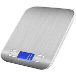 Balance num�rique de cuisine en acier inoxydable, �lectronique avec affichage for la cuisson des aliments, ...