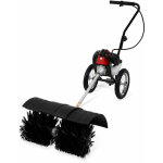 Balayeuse  essence 3cv, moteur 2 temps, avec roues, 2 rouleaux de 30cm inclus, largeur de balayage 60cm, ...