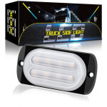 Balise clignotante led automobile 8 led, signalisation d'urgence 24w dc9 - 80v, lampe flash strobe pour ...