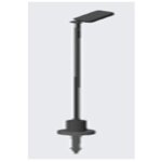 Balise ext�rieure led 6w 60cm avec piquet flux noir