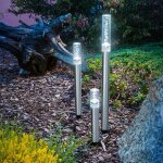 Bâtons lumineux solaires trio sticks, set de 3, blanc froid métal résistant aux intempéries 102600 Bâtons lumineux solaires trio sticks, set de 3, blanc froid métal résistant aux intempéries 102600