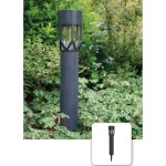 Balise solaire potelet avec ampoule led vintage kita 10 lumens