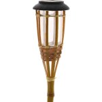 Balise solaire torche 1 lumen bambou lumineo
