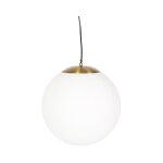 Ball hl - suspension - 1 lumi�re - � 400 mm - blanc - moderne, design - �clairage int�rieur - salon i ...