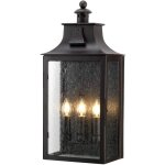 Balmoral - lanterne murale extérieure à 3 ampoules au fini bronze vieilli ip44, e14 - elstead Balmoral - lanterne murale extérieure à 3 ampoules au fini bronze vieilli ip44, e14 - elstead