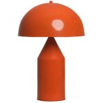 Bamyum - lipeo lampe de table orange moderne, eclairage domestique, t�te de lit en m�tal, lampe de chevet, ...