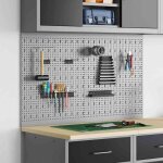 Banc de rangement 2 pcs gris 100 x 1 x 60 cm vidaxl