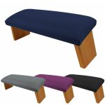 Banc, tabouret de mditation, yoga pliant en bois - bleu - vivezen