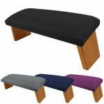 Banc, tabouret de méditation, yoga pliant en bois - noir vivezen Banc, tabouret de méditation, yoga pliant en bois - noir vivezen