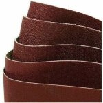 Bande abrasive - 100 x 915 mm - 2x grain 60 / 80 / 120 / 180 / 240 / 320 (12 bandes - pour poncer et ...