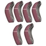 Bande abrasive 6 pi�ces gxk51 - b, bande abrasive sans fin 915 100mm 60 / 80 / 100 / 120 / 150 / 180