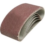 Bandes abrasives, 75 x 457 mm, 5 pcs grain 40