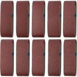 Bande abrasive 75 x 533 mm, 2 x 40 / 60 / 80 / 100 / 120 / 150 / 180 / 240 / 320 / 400 gratises correctaires ...