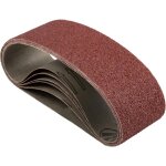 Bande abrasive 75 x 533 mm, gruau grossier p40, pour ponceuse � courroie, pour le travail du bois, meulage, ...