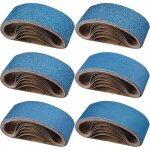 Bandes abrasives 75x533 mm, 10 pi�ces bandes abrasives grain 40 / 60 / 80 / 120 / 240 / 400 pour ponceuse ...