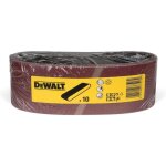 Bande abrasive dewalt 75x533 mm k220 dt3307 - qz 10 pi�ces