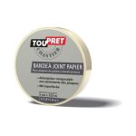 Bande  joints papier 5 cm x 150 m blanc - toupret