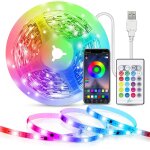 Bande lumineuse infrarouge bluetooth usb 2m rythme de la musique microphone