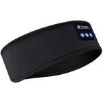 Bandeau sport bluetooth �couteurs sans fil pour dormir musique fitness noir