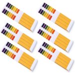 Bandelette ph, 480 bandelettes de test de valeur ph, plage de mesure 1 - 14, papier de test tournesol ...
