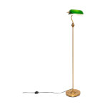Banker - lampadaire - 1 lumi�re - h 140. 5 cm - vert - classique / antique - �clairage int�rieur - salon ...
