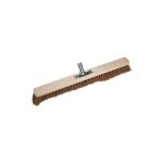 Balai 60cm bois 7 rangs composant coco avec support metallique